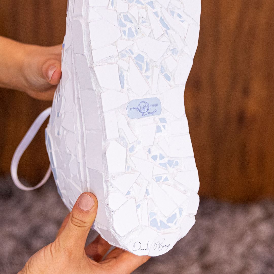 Alexander McQueen Trainer, White and Blue