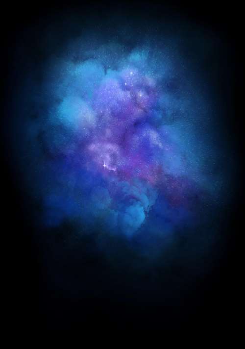 Galaxy Explosion (Diamond Dust - Indigo)